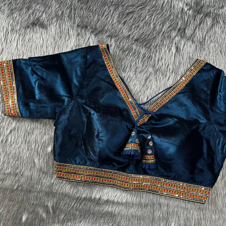 New Decent Velvet Bridal Off Shoulder Blouse