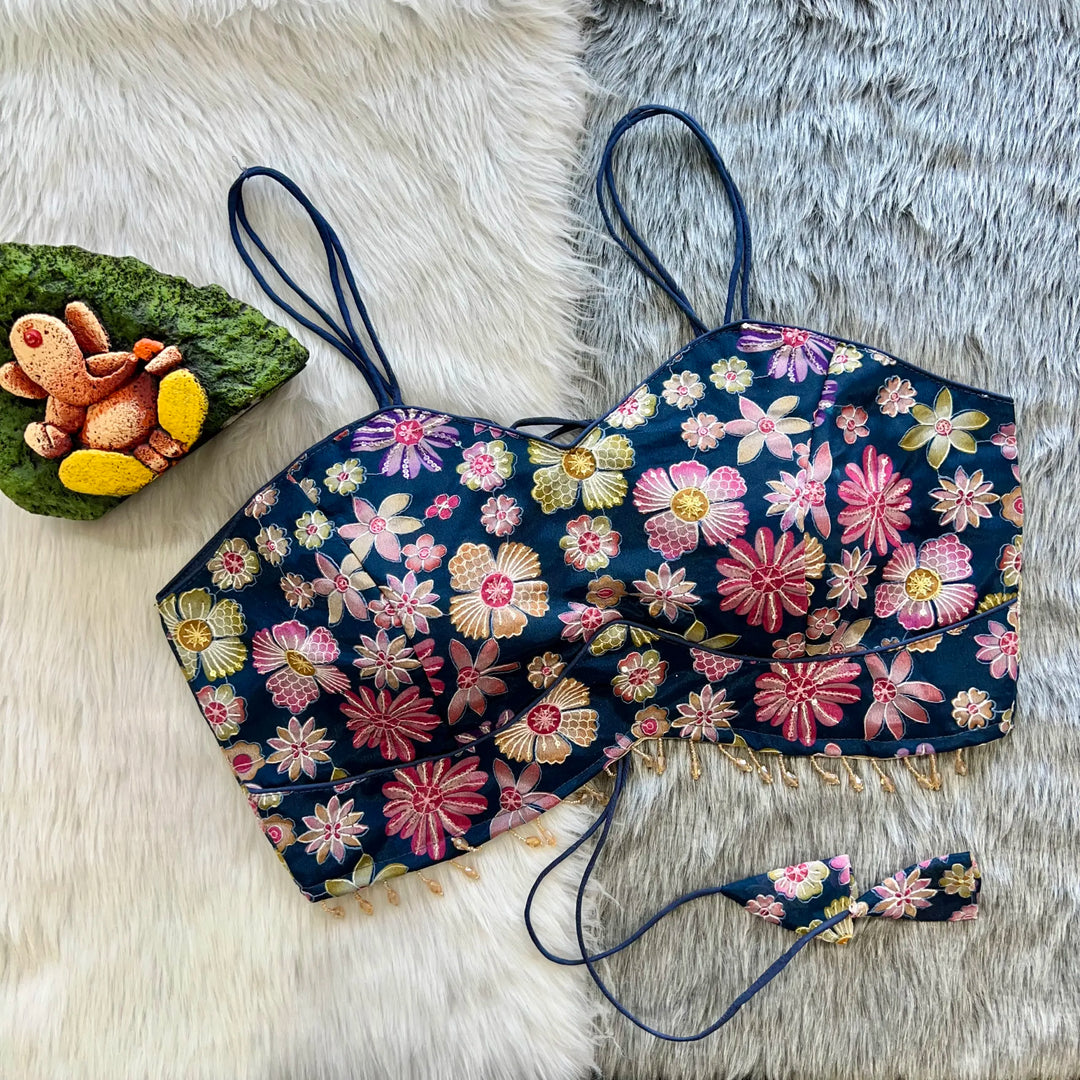 Bollywood Western Style Back less Blouse