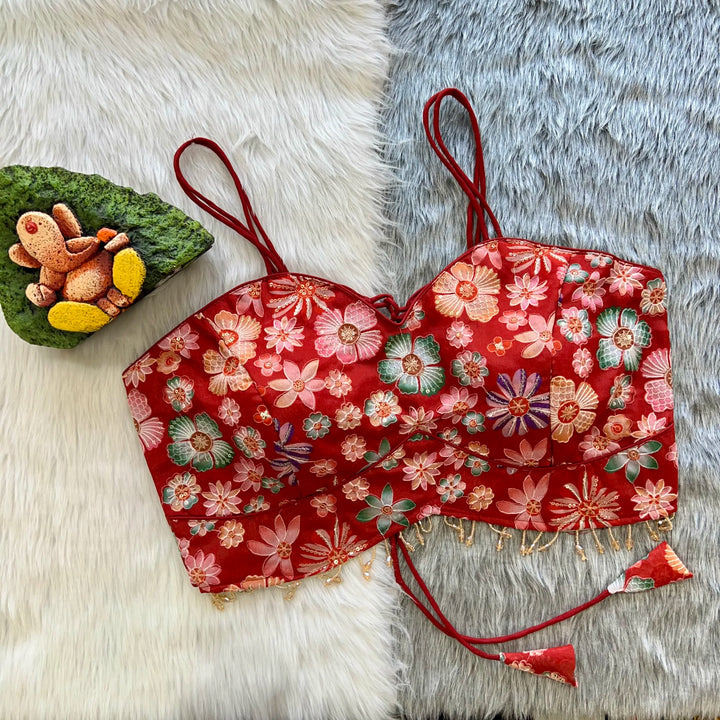 Bollywood Western Style Back less Blouse