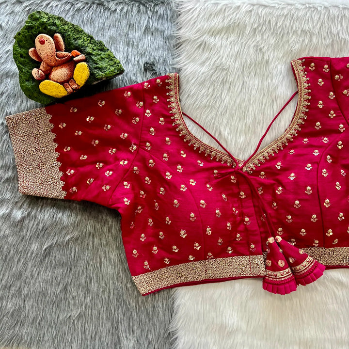 New Original Diamond Work Bridal Blouse