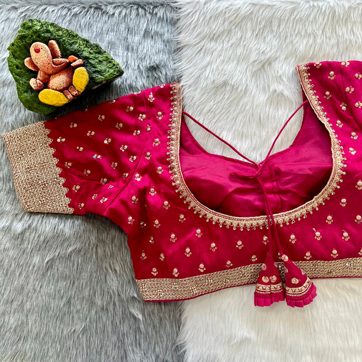 New Original Diamond Work Bridal Blouse