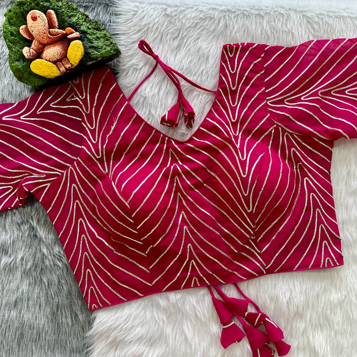 Rajasthani Gotapatti Work Blouse