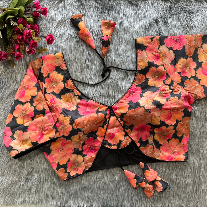 New Position Flower Work Designer Blouse
