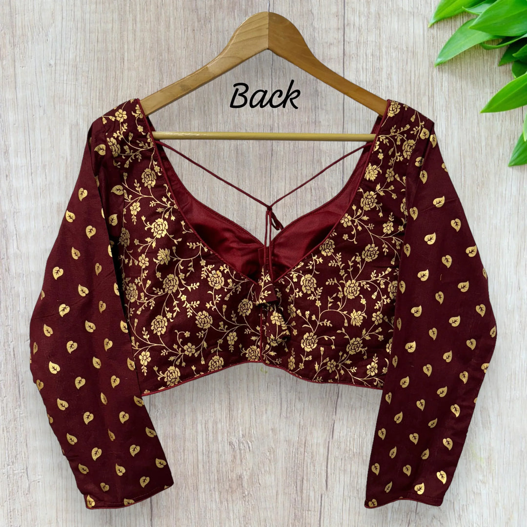 Sabyasachi Pattern Pure Cotton Blouse