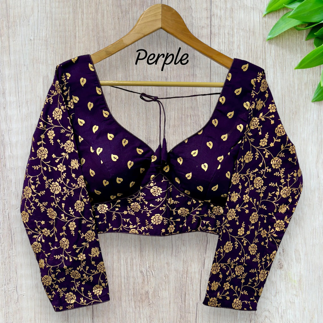 Sabyasachi Pattern Pure Cotton Blouse