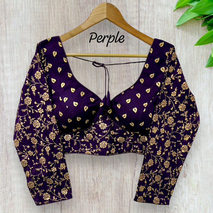 Sabyasachi Pattern Pure Cotton Blouse