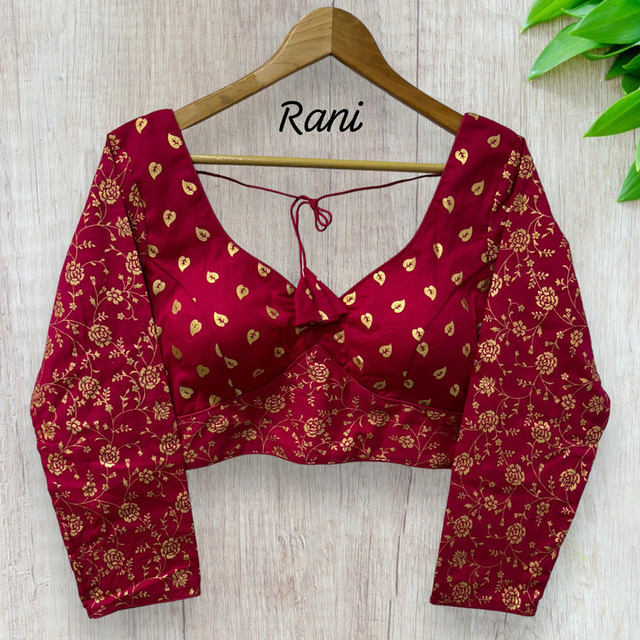 Sabyasachi Pattern Pure Cotton Blouse