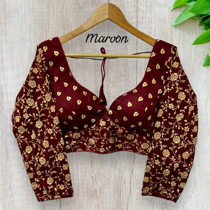 Sabyasachi Pattern Pure Cotton Blouse
