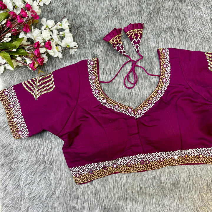 BEAUTIFUL HANDWORK PARTYWEAR BLOUSE
