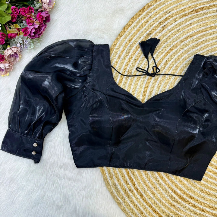BALLOON SLEEVES ZIMICHOO FABRIC BLOUSE