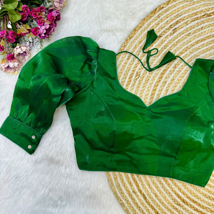 BALLOON SLEEVES ZIMICHOO FABRIC BLOUSE