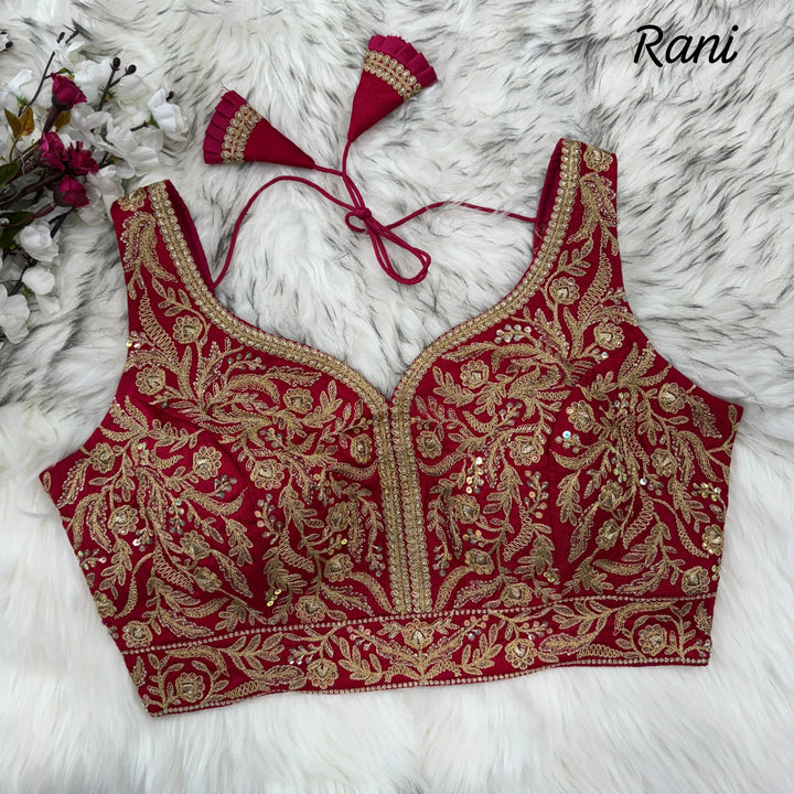 HEAVY WEDDING WORK BOLLYWOOD BLOUSE