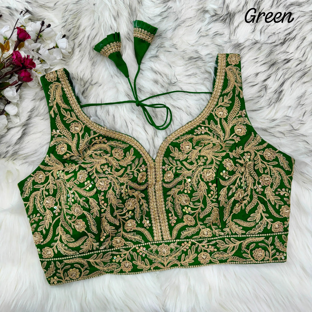 HEAVY WEDDING WORK BOLLYWOOD BLOUSE