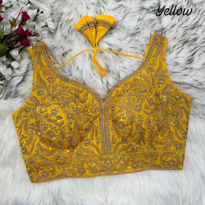 HEAVY WEDDING WORK BOLLYWOOD BLOUSE