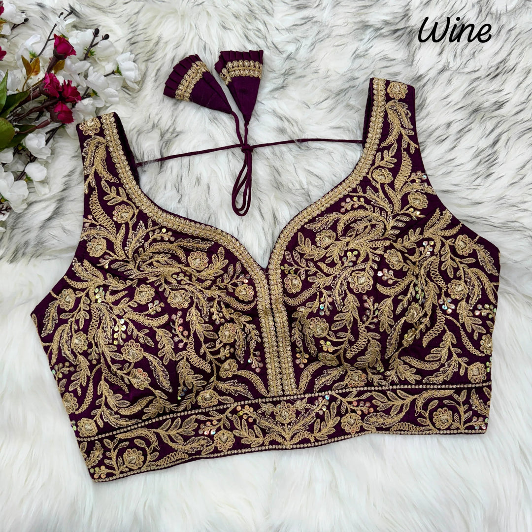 HEAVY WEDDING WORK BOLLYWOOD BLOUSE