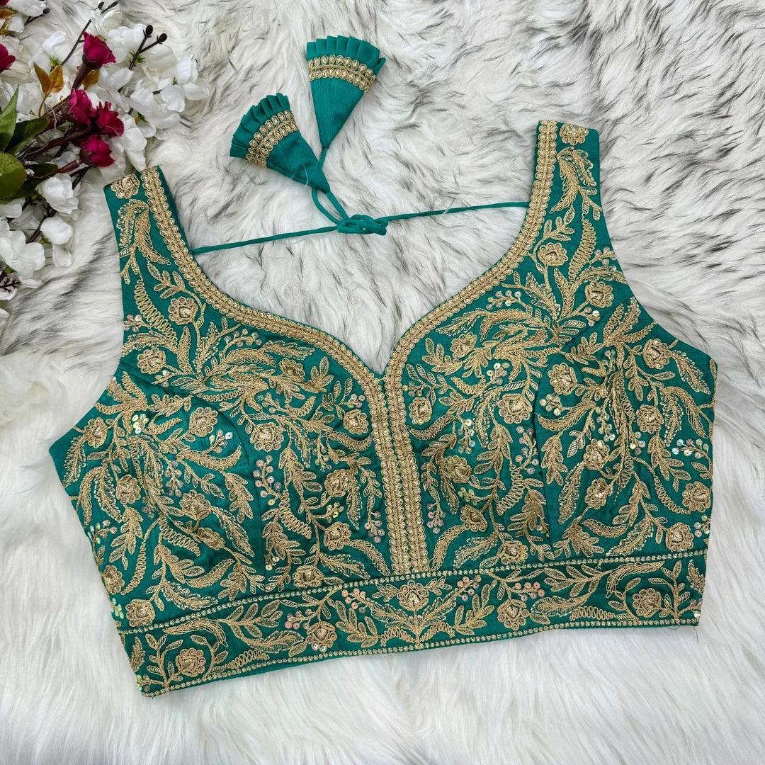 HEAVY WEDDING WORK BOLLYWOOD BLOUSE