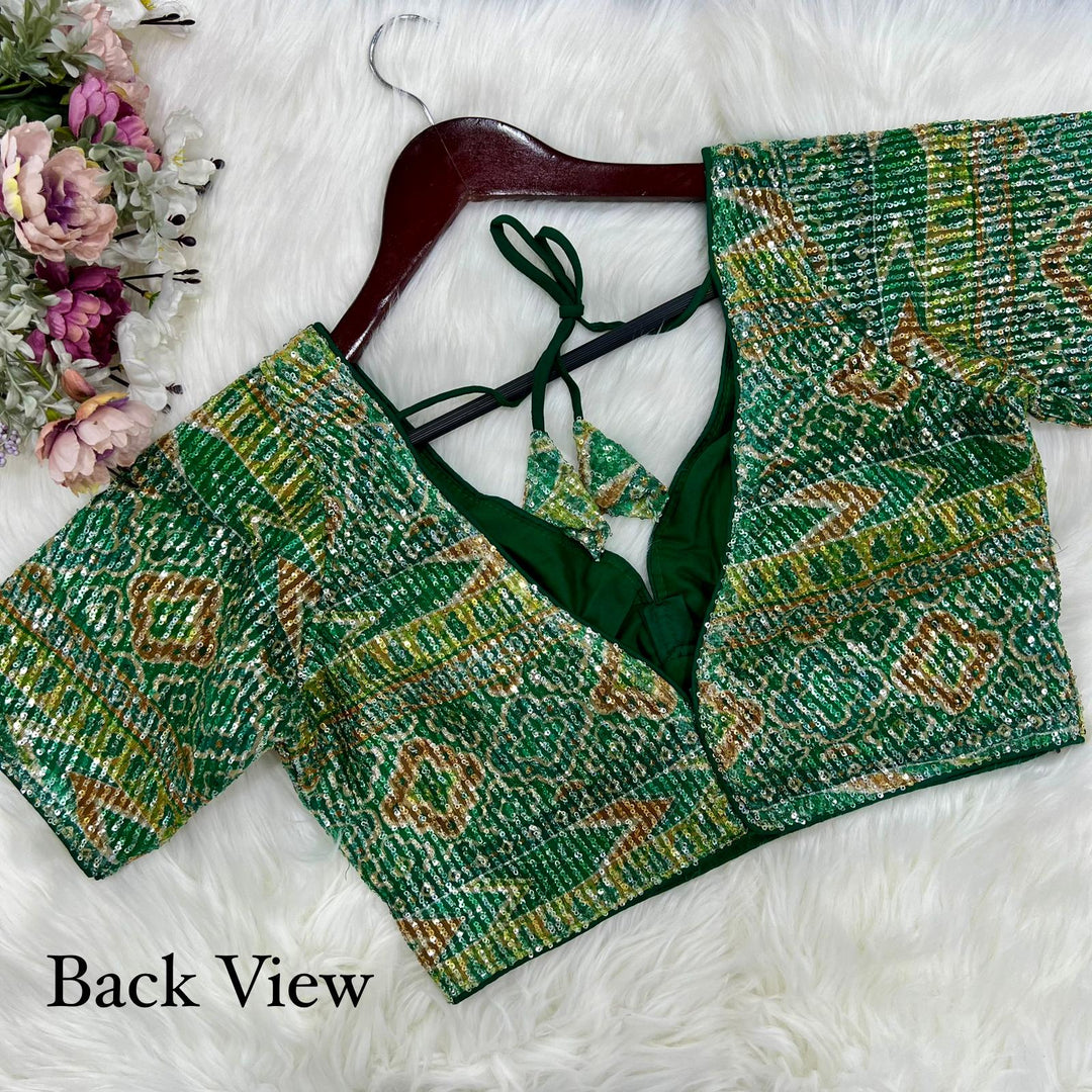 BEAUTIFUL PRINTED ZARA SEQUENCE WORK BLOUSE