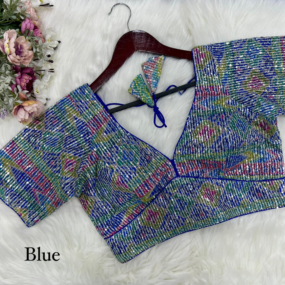 BEAUTIFUL PRINTED ZARA SEQUENCE WORK BLOUSE