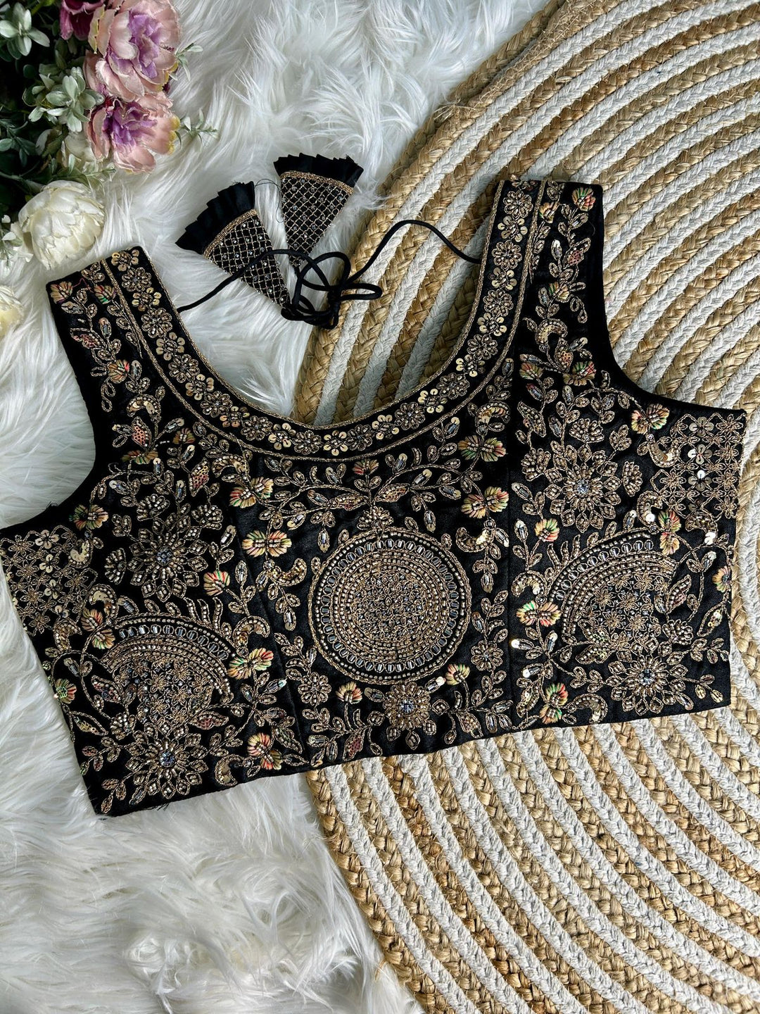 BEAUTIFUL HEAVY HANDWORK PARTYWEAR BLOUSE