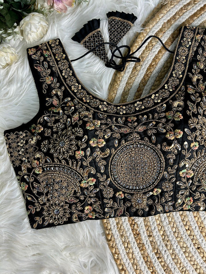 BEAUTIFUL HEAVY HANDWORK PARTYWEAR BLOUSE