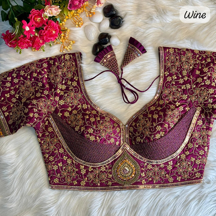 SABYASACHI STYLE BRIDAL BLOUSE