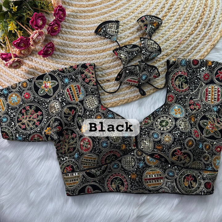 Sabyasachi Style Heavy Codding Work Blouse