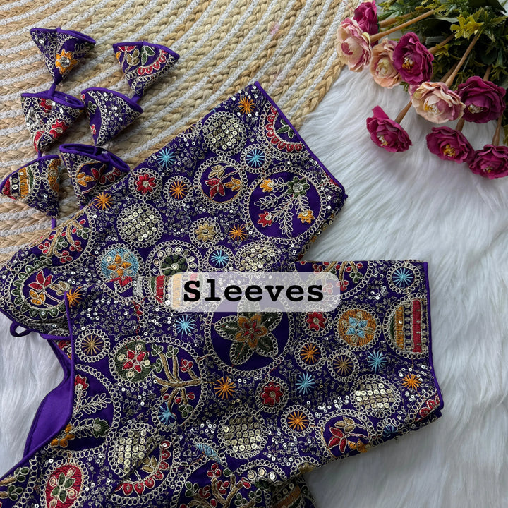 Sabyasachi Style Heavy Codding Work Blouse