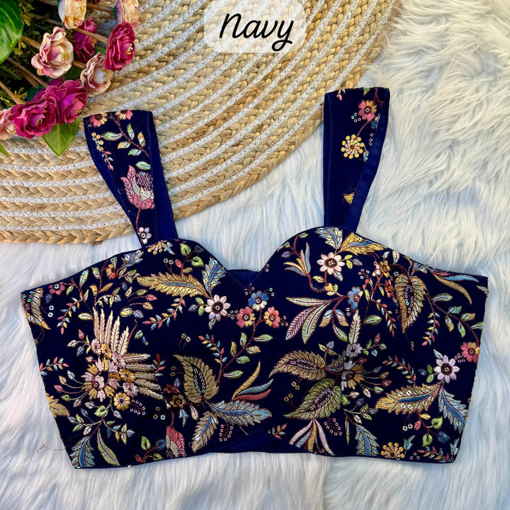 MULTI THREAD WORK BEAUTIFUL WESTERN LOOK BLOUSE