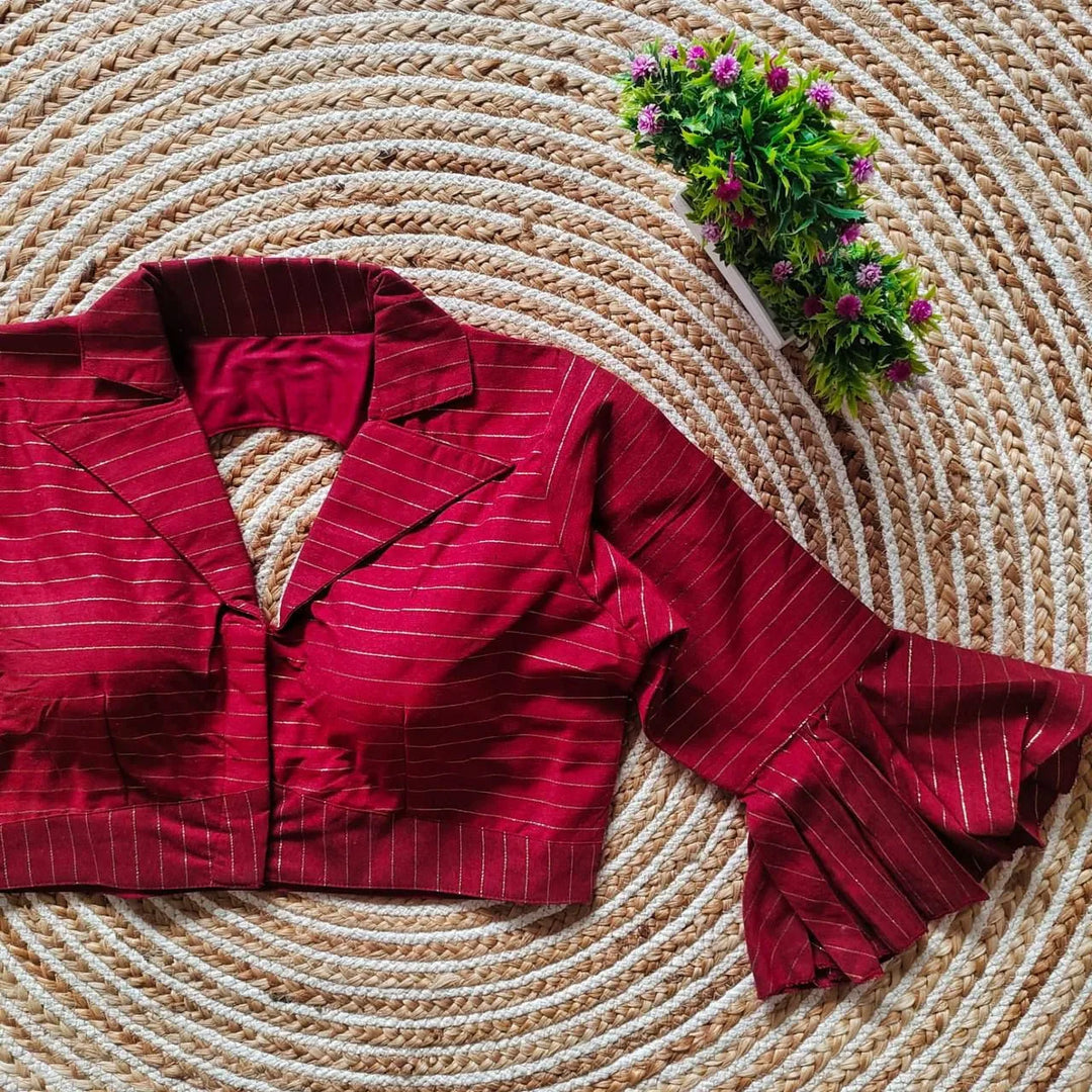 LONG SLEEVES COTTON BLOUSE