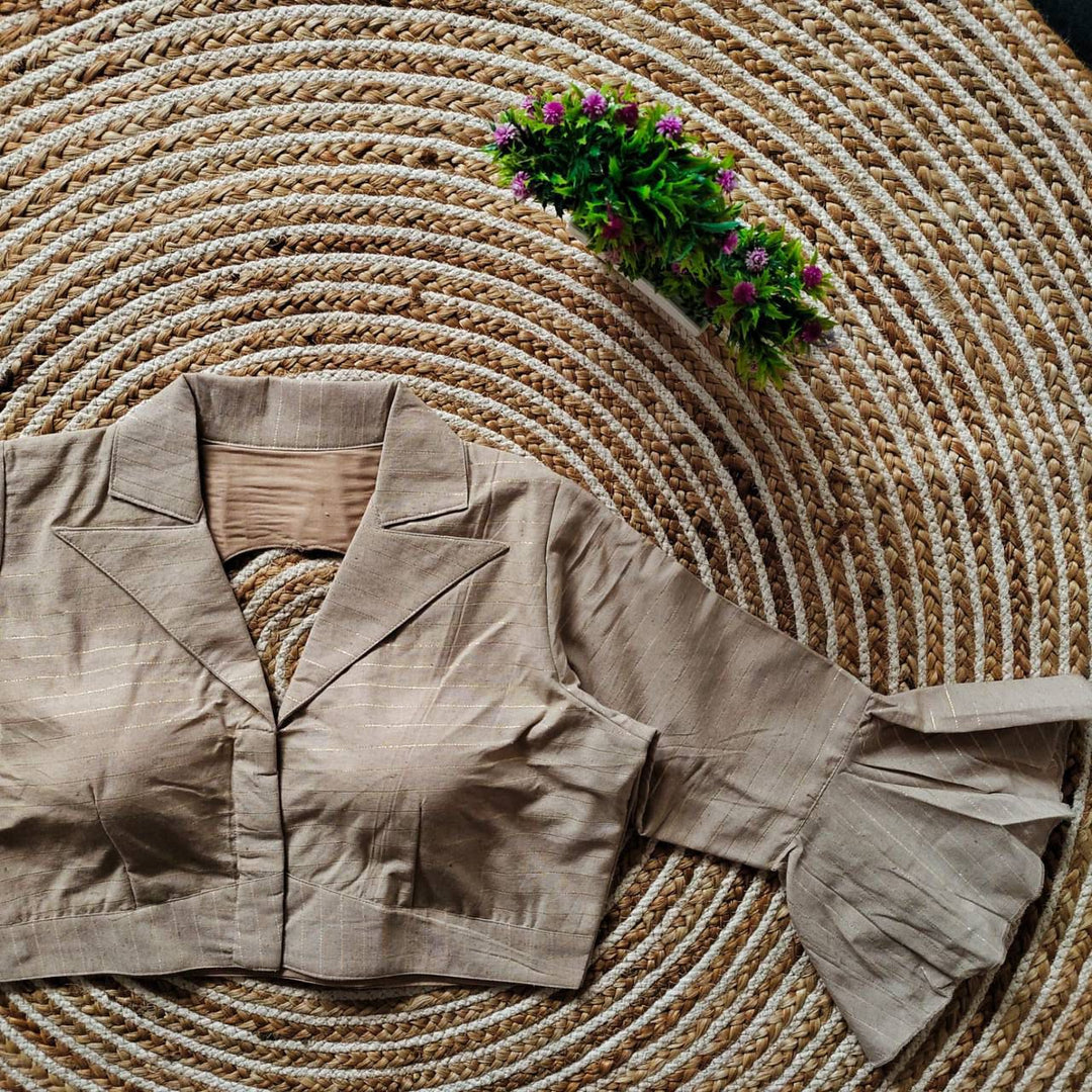 LONG SLEEVES COTTON BLOUSE