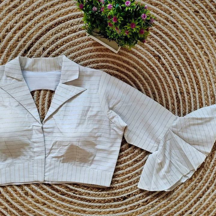 LONG SLEEVES COTTON BLOUSE