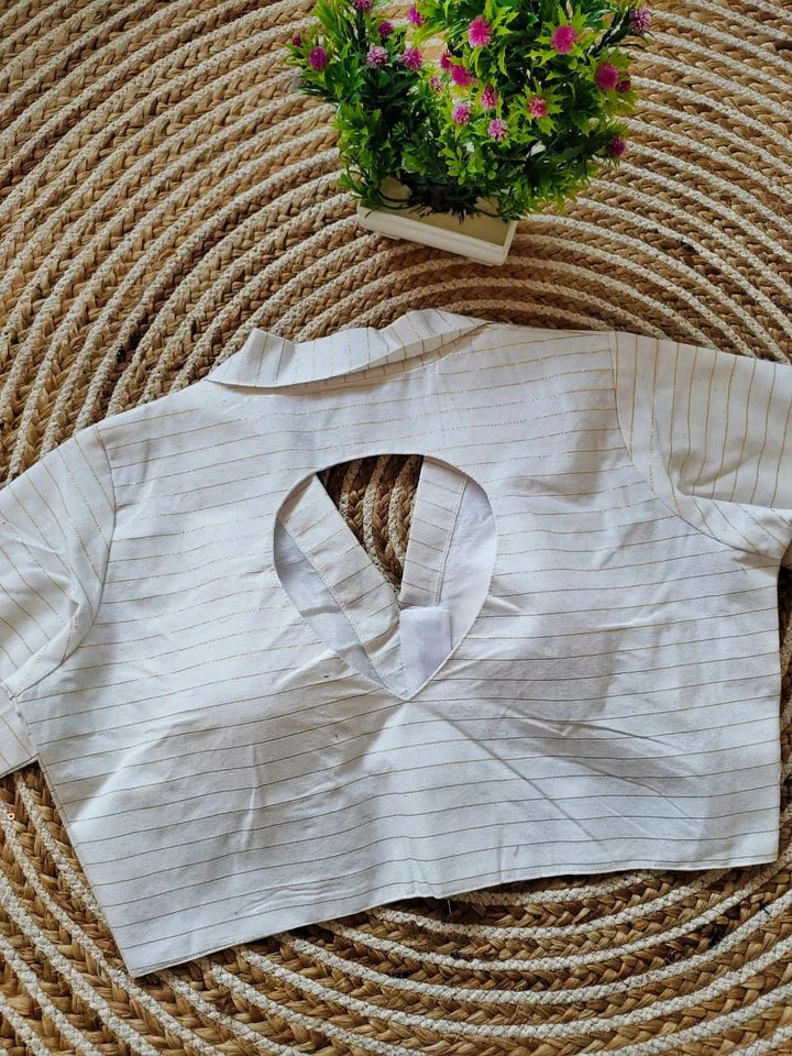 LONG SLEEVES COTTON BLOUSE