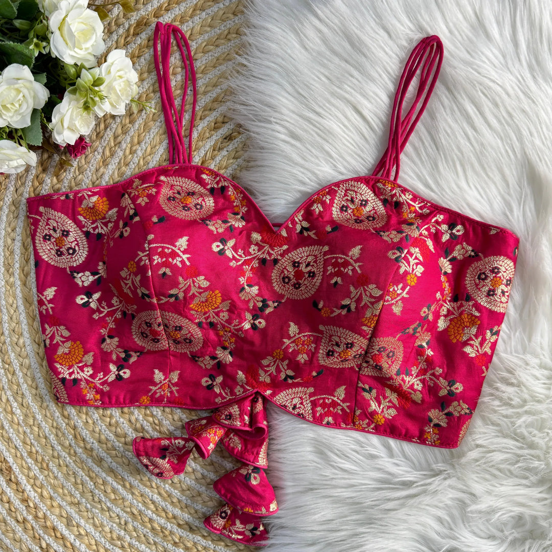 NEW NOODLES STRIPS WESTERN BLOUSE