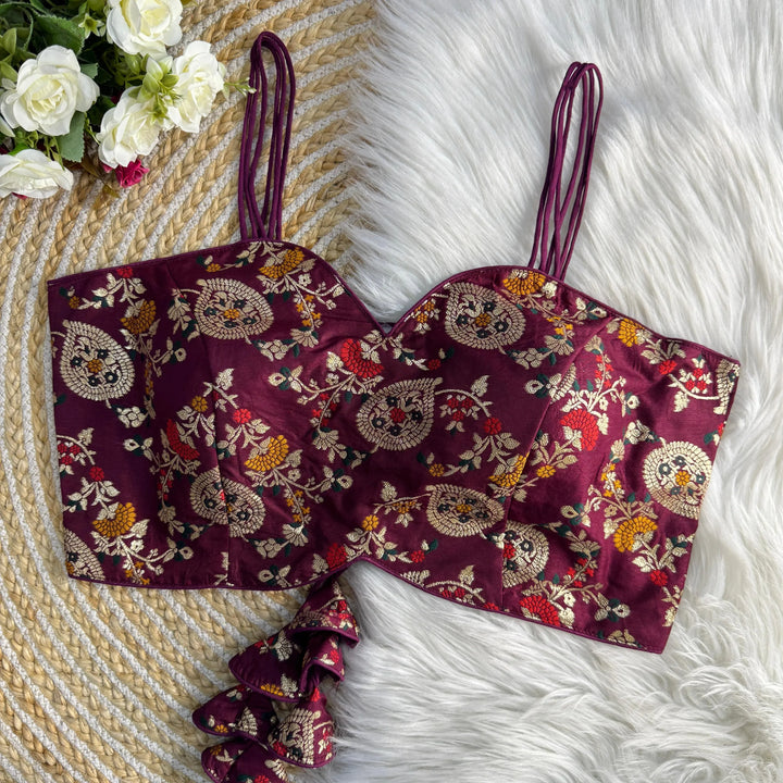 NEW NOODLES STRIPS WESTERN BLOUSE