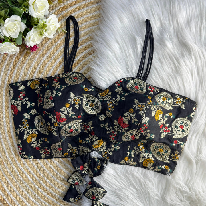 NEW NOODLES STRIPS WESTERN BLOUSE
