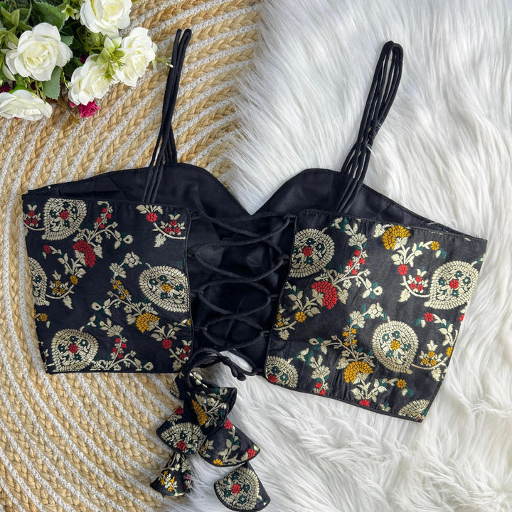 NEW NOODLES STRIPS WESTERN BLOUSE