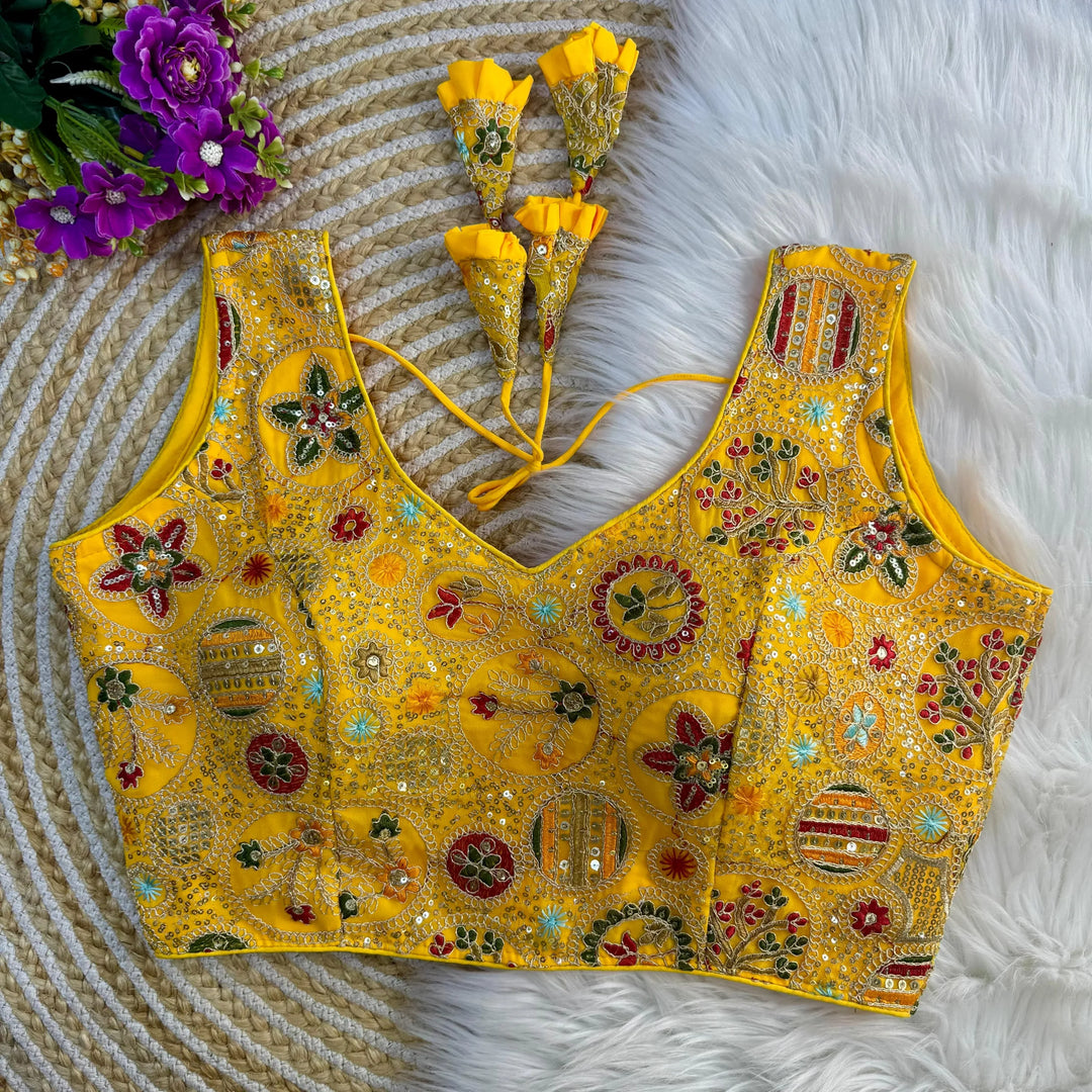 Bollywood Style Heavy Codding Work Blouse