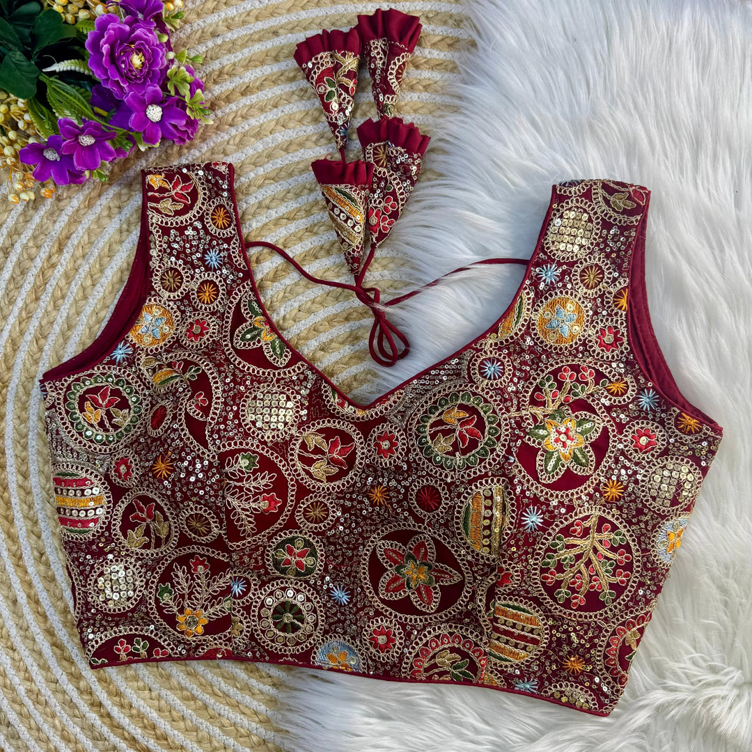 Bollywood Style Heavy Codding Work Blouse