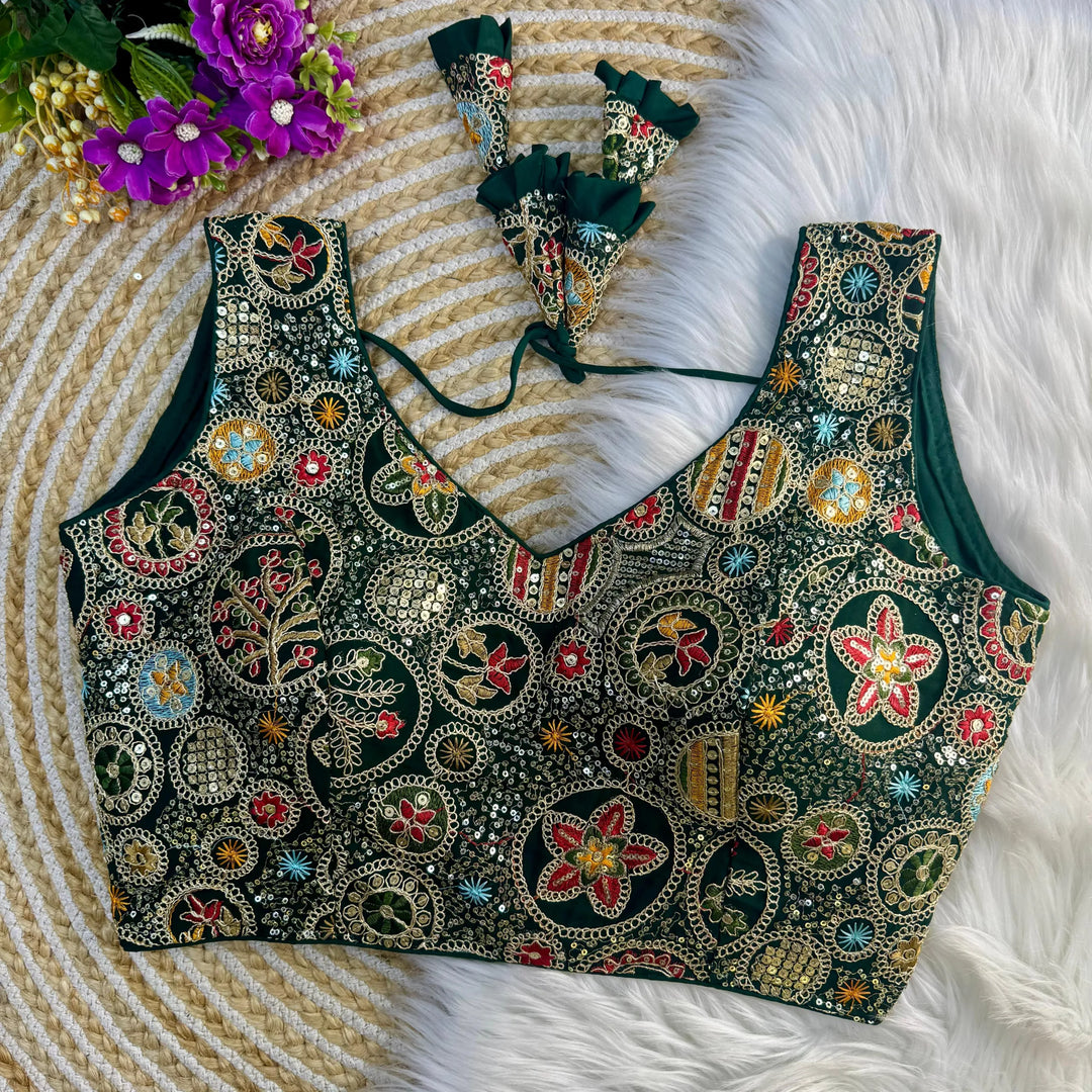 Bollywood Style Heavy Codding Work Blouse