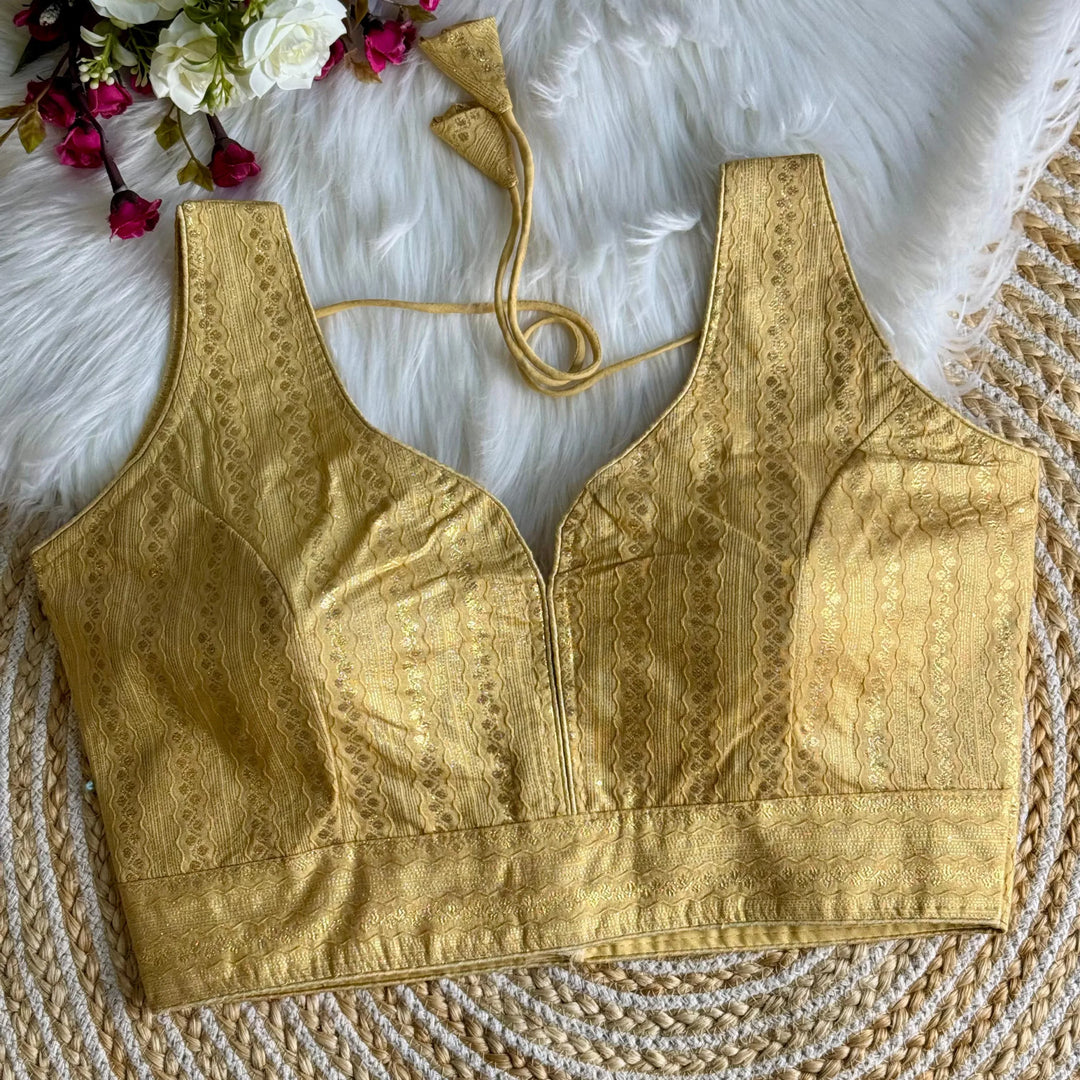 NEW BANARASI JEQUARD BLOUSE