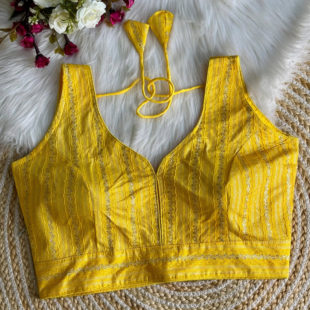 NEW BANARASI JEQUARD BLOUSE
