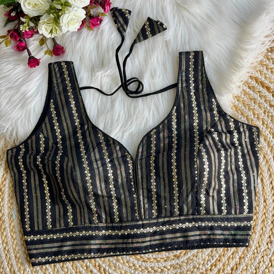 NEW BANARASI JEQUARD BLOUSE