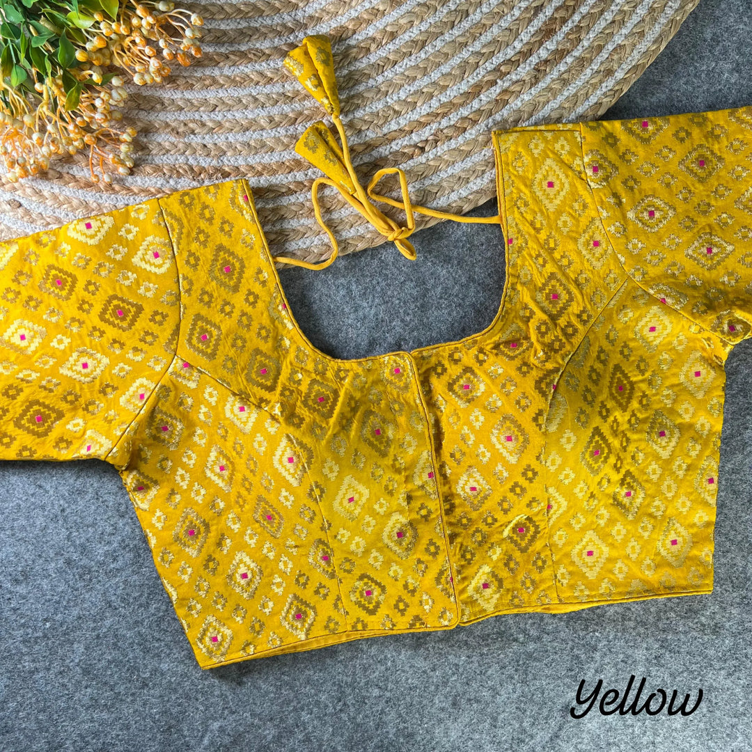 NEW BANARASI JEQUARD PATOLA BLOUSE