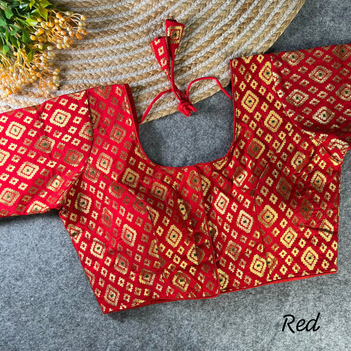 NEW BANARASI JEQUARD PATOLA BLOUSE