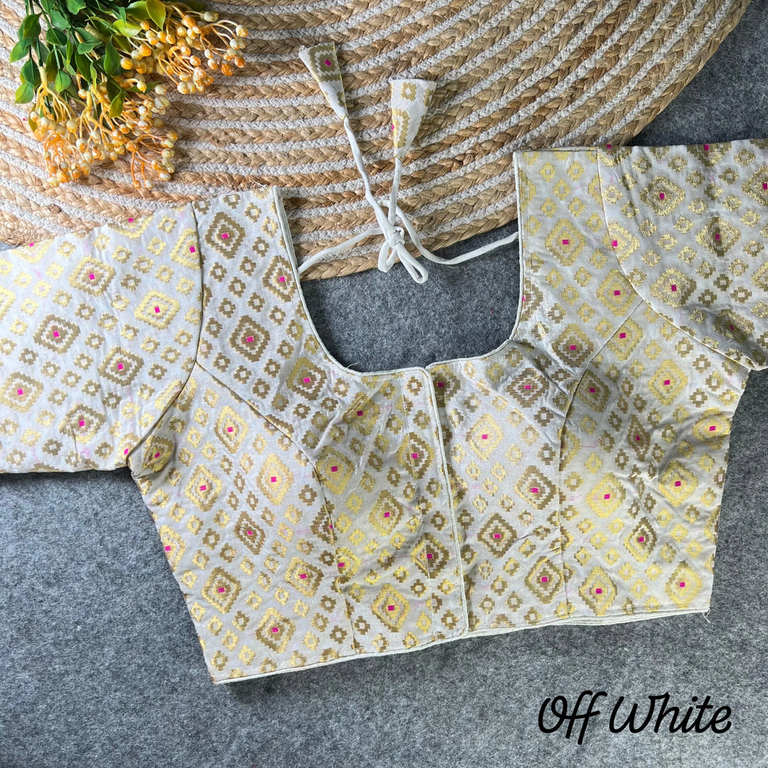 NEW BANARASI JEQUARD PATOLA BLOUSE