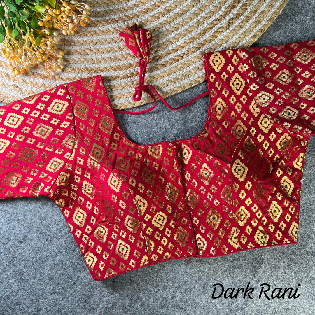 NEW BANARASI JEQUARD PATOLA BLOUSE