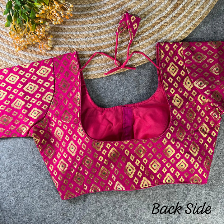 NEW BANARASI JEQUARD PATOLA BLOUSE