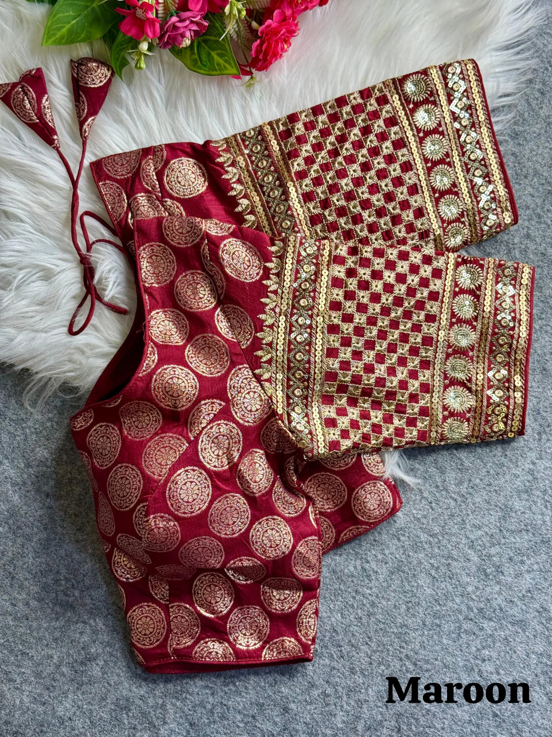HEAVY PURE DOLA SILK  BLOUSE