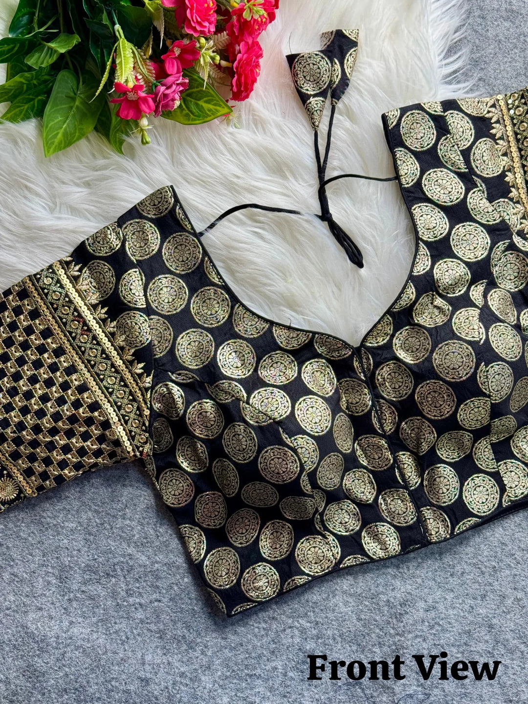 HEAVY PURE DOLA SILK  BLOUSE