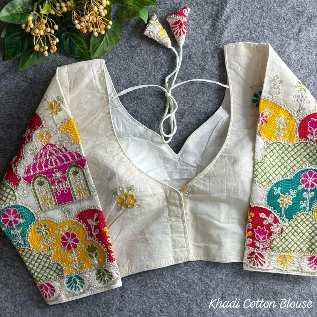 PURE KHADI COTTON BLOUSE
